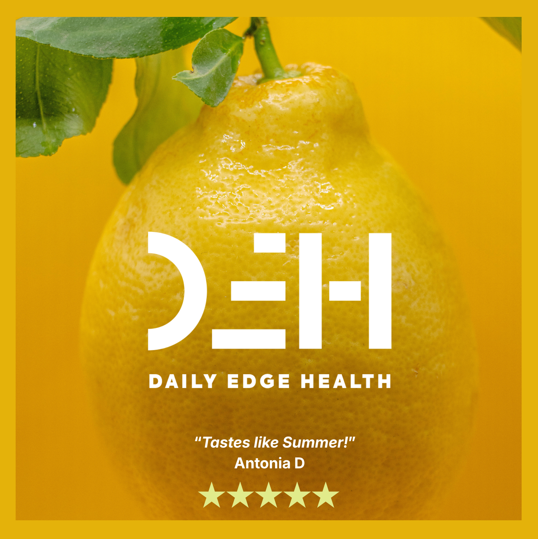 Customer Feedback - tastes like summer